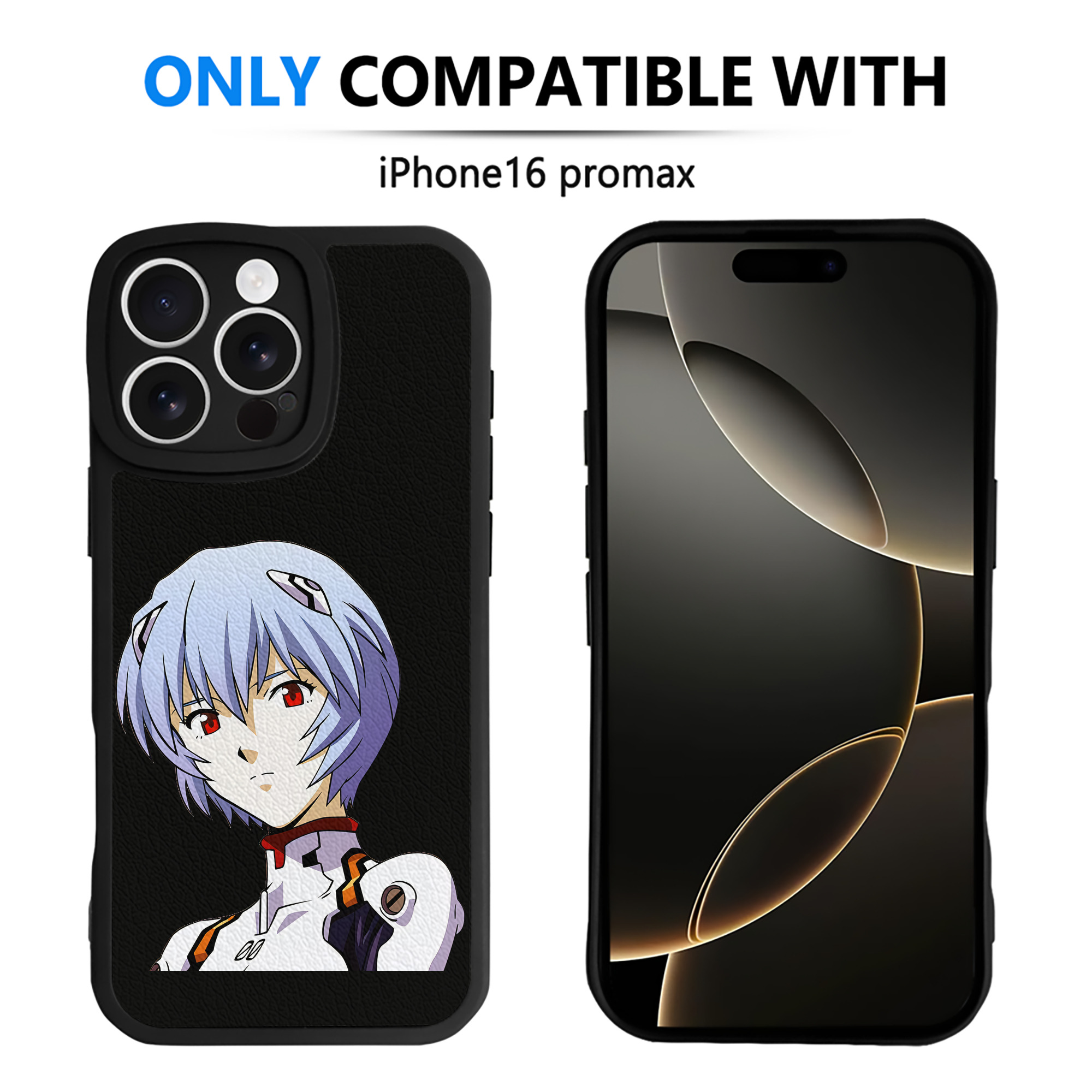 （画像用） EVA 新世紀エヴァンゲリオン 【iPhone 16シリーズ対応】シリコンスマホケース（レザー調） 材質：シリコン